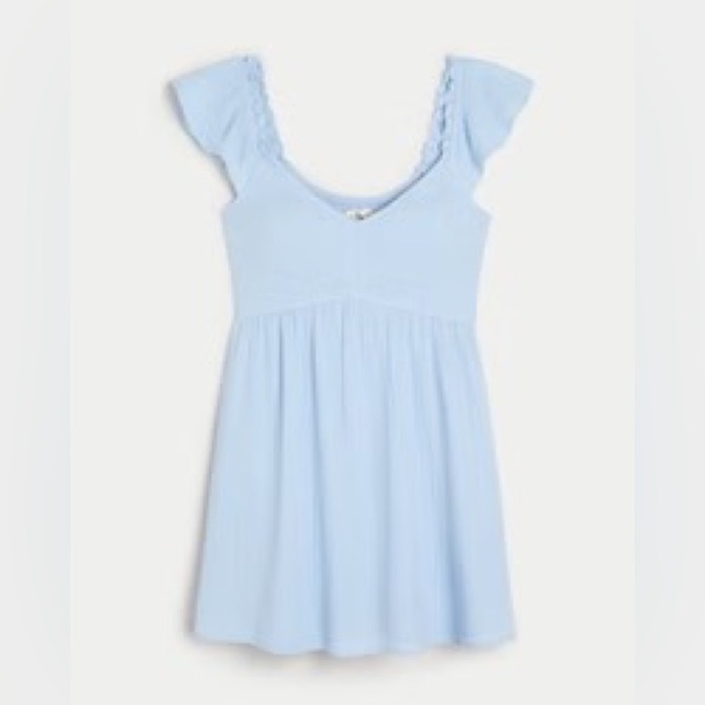Flutter Sleeve smocked skort dress